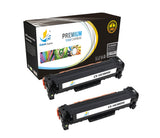 Catch Supplies Replacement HP CF380X High Yield Black Toner Cartridge Laser Printer Toner Cartridges - Two Pack