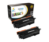 Catch Supplies Replacement HP CE400X High Yield Black Toner Cartridge Laser Printer Toner Cartridges - Two Pack