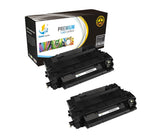 Catch Supplies Replacement HP CE255A Standard Yield Laser Printer Toner Cartridges - Two Pack