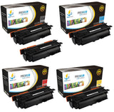 Catch Supplies Replacement HP CE260A,CE261A,CE262A,CE263A High Yield Toner Cartridges Laser Printer Toner Cartridges - Five Pack