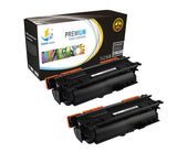 Catch Supplies Replacement HP CE260A Standard Yield Laser Printer Toner Cartridges - Two Pack