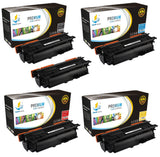 Catch Supplies Replacement HP CE260X,CE261A,CE262A,CE263A High Yield Toner Cartridges Laser Printer Toner Cartridges - Five Pack