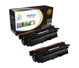 Catch Supplies Replacement HP CE260X High Yield Black Toner Cartridge Laser Printer Toner Cartridges - Two Pack
