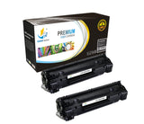 Catch Supplies Replacement HP CE278A Standard Yield Laser Printer Toner Cartridges - Two Pack