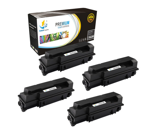 Catch Supplies Replacement Kyocera TK-362 Standard Yield Laser Printer Toner Cartridges - Four Pack
