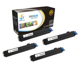 Catch Supplies Replacement Okidata 43979101 Standard Yield Laser Printer Toner Cartridges - Four Pack