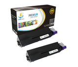 Catch Supplies Replacement Okidata 44574701 Standard Yield Laser Printer Toner Cartridges - Two Pack