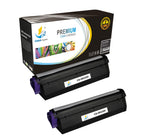 Catch Supplies Replacement Okidata 43979201 Standard Yield Laser Printer Toner Cartridges - Two Pack