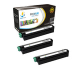 Catch Supplies Replacement Okidata 43502001 Standard Yield Laser Printer Toner Cartridges - Three Pack
