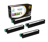 Catch Supplies Replacement Okidata 43502001 Standard Yield Laser Printer Toner Cartridges - Four Pack