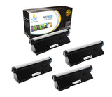 Catch Supplies Replacement Okidata 43979215 Standard Yield Laser Printer Toner Cartridges - Four Pack