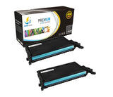 Catch Supplies Replacement Samsung CLP-K660B Standard Yield Laser Printer Toner Cartridges - Two Pack
