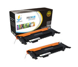 Catch Supplies Replacement Samsung CLT-K409S Standard Yield Laser Printer Toner Cartridges - Two Pack